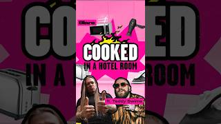 Two irons, two new friends and a rude amount of cheese. Cooked in a Hotel Room Ep 1 is now live
