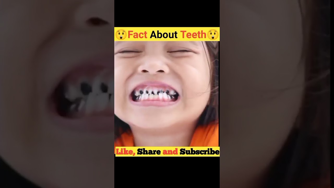 Amazing facts about teeth 😯