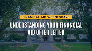 Financial aid friday | april 24, 2020 understanding your offer letter