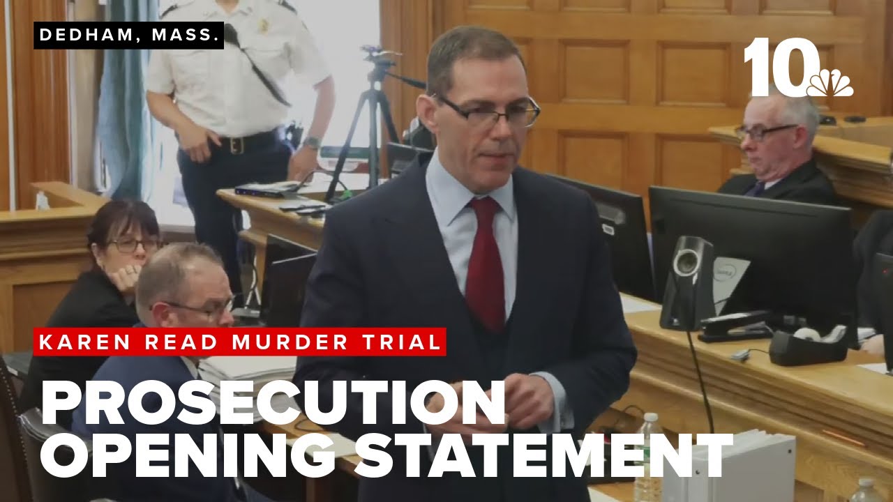 Prosecution presents opening statement in Karen Read murder trial - YouTube