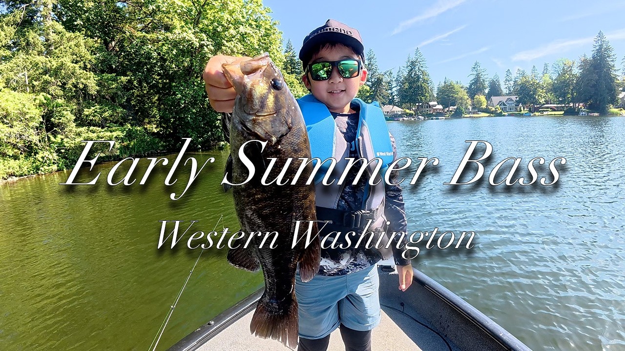 Early Summer Bass Fishing in Western Washington: Caught a big smallmouth!  6/19/2026