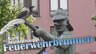 Kurt Mühlenhaupts Feuerwehrbrunnen am Mariannenplatz in Kreuzberg