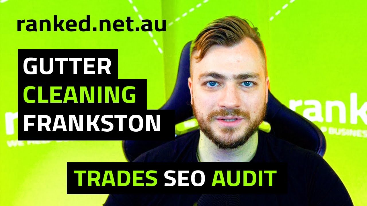 site SEO For Gutter Cleaning Frankston, Melbourne Audit YouTube