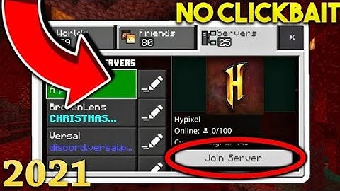 How to join Real Hypixel server in Minecraft pocket Edition || Hypixel Skyblock Server For Mcpe