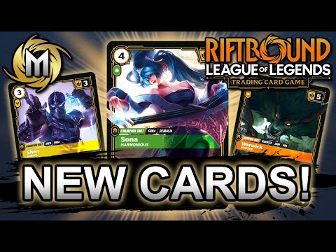 Riftbound Reveals - NEW CARDS! Sona, Shen, Warwick & More!