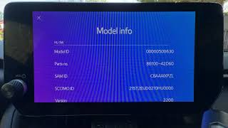 How to check the software version and update the Suzuki Across screenshot 2