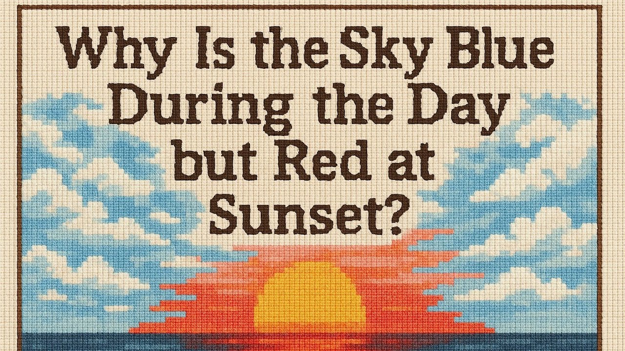 Why is the sky blue during the day but red at sunset - YouTube