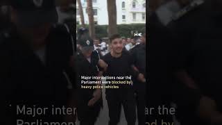 Moroccan Police Arrest Young Protesters At Rabat Education Reform Demonstration