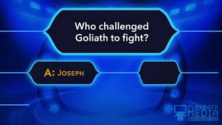 David and Goliath Bible Trivia Game for Kids screenshot 5