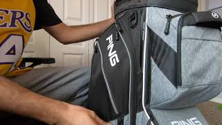 PING Pioneer Cart bag review - @no_gimme_golf  on YouTube, Instagram, and Rumble