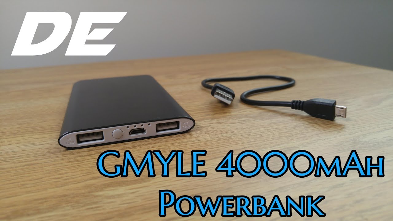 GMYLE 4000mAh Dual Port Ultra Slim Powerbank