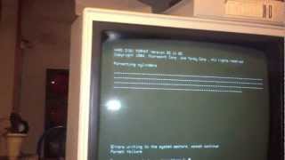 Tandy 2000 Recognizes Hard Drive for the First Time