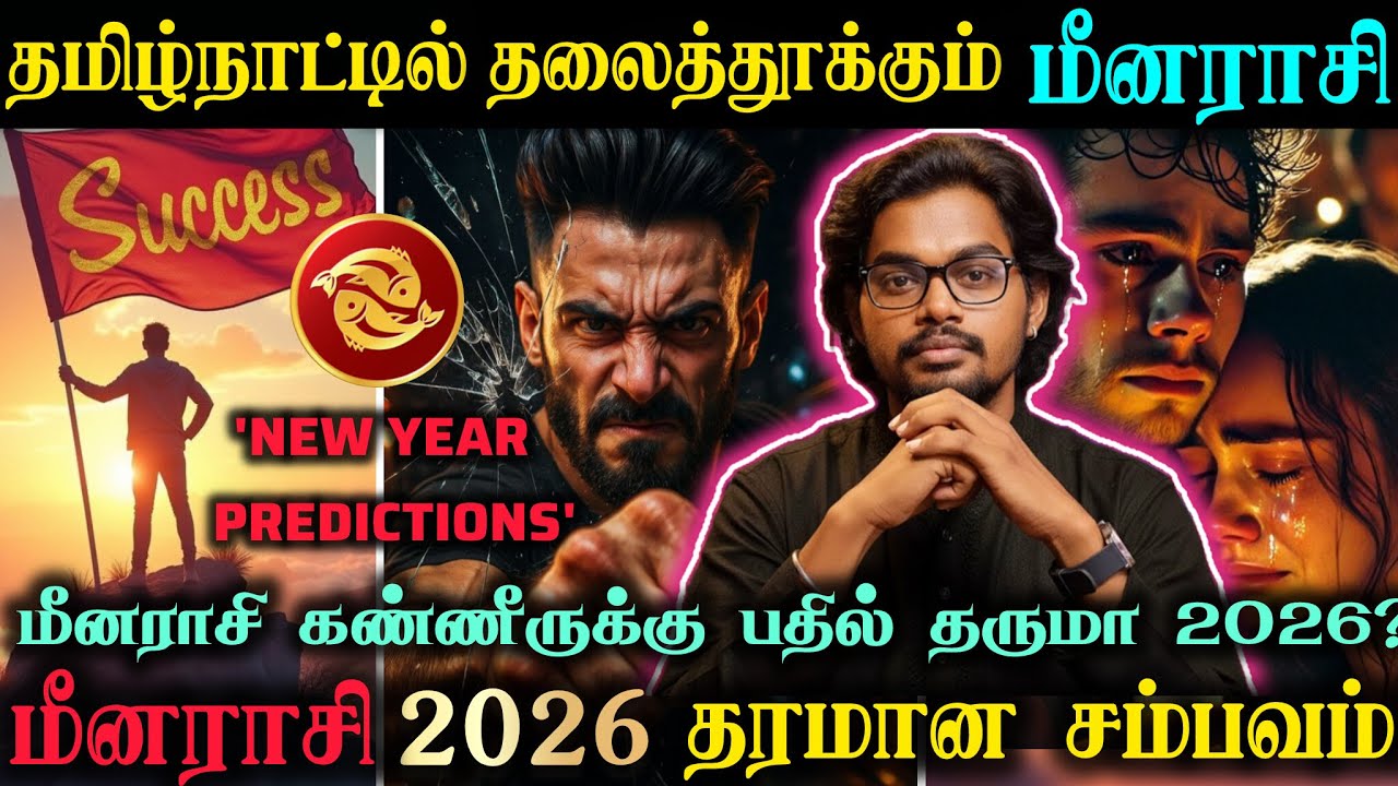 🤩மீனராசி 2026 சிறப்பான தரமான சம்பவம் இருக்கு!🔥|NEWYEAR PREDICTION#trending#meenarasi #meenarasipalan