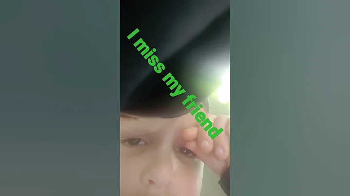 I can't stop crying because my friend has moved