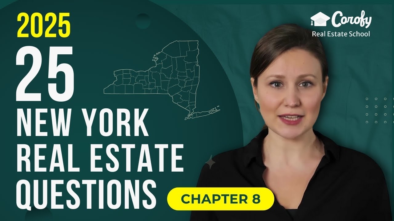 New York Real Estate Exam 2024 Chapter 8 (25 Practice Questions