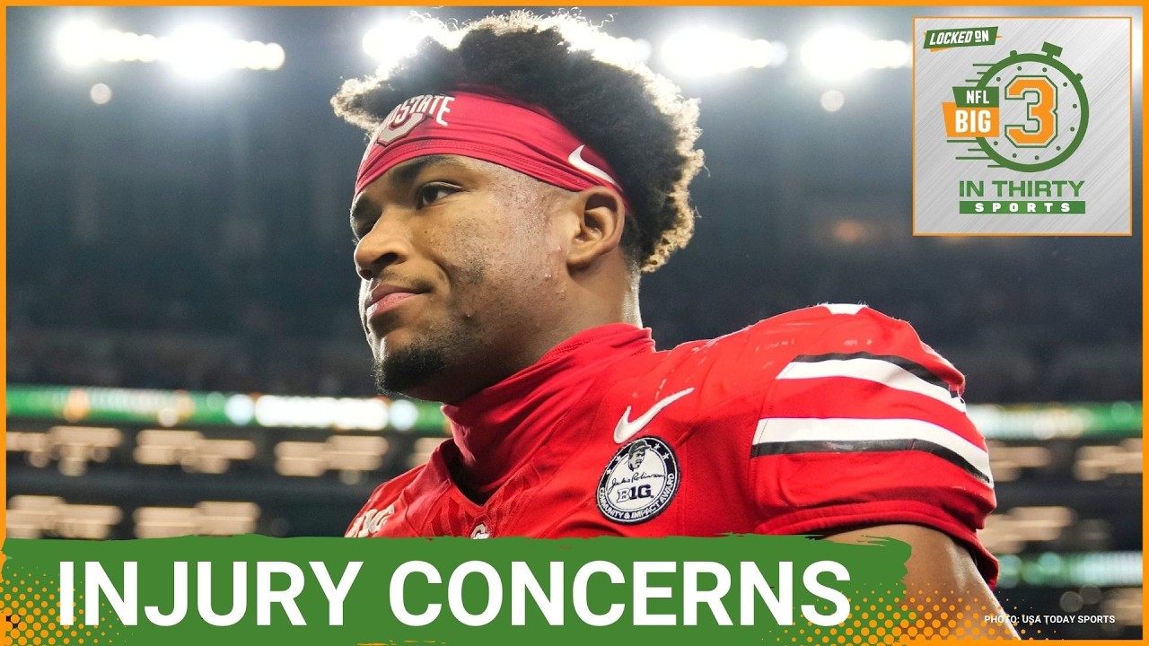 Caleb Downs Gets FLAGGED FOR INJURY Ahead Of NFL Draft | The Big 3 in 30 NFL Caleb Downs Gets FLAGGED FOR INJURY Ahead Of NFL Draft | The Big 3 in 30 NFL