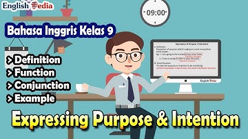 Expressing Purpose/Intention | Kelas 9 SMP | To, In Order To, So That | Conjunction Of Goal