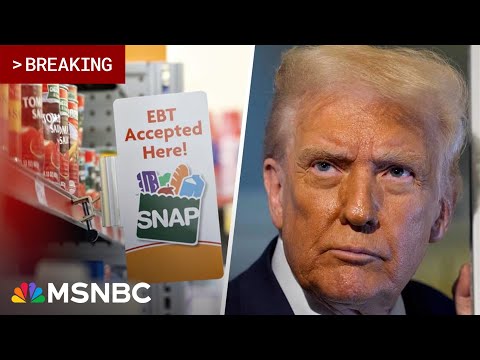 BREAKING Trump says SNAP benefits will be given only when government reopens