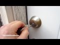 Best way to lubricate a door lock