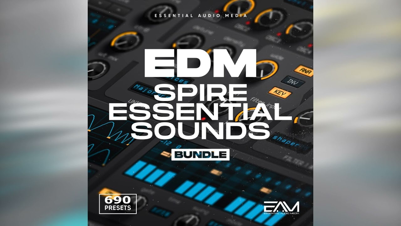 EDM Spire Essential Sounds Bundle (690 Spire Presets)
