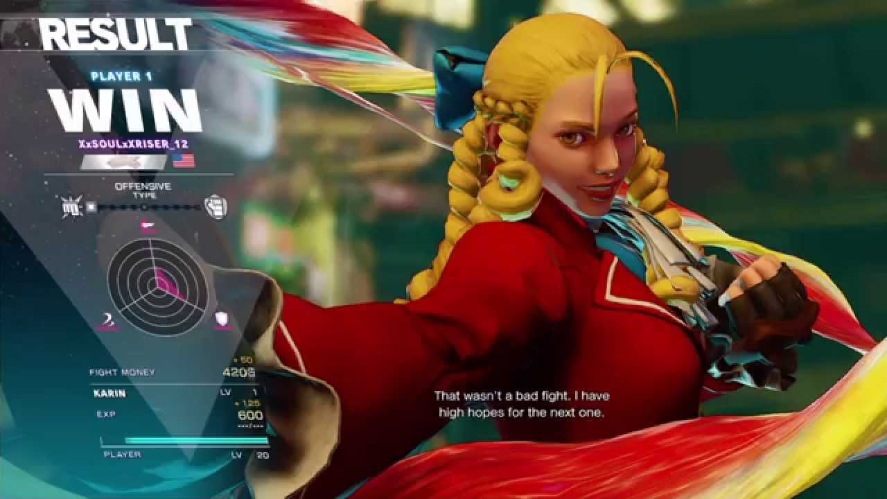 Street Fighter 5 - KARIN Online Matches