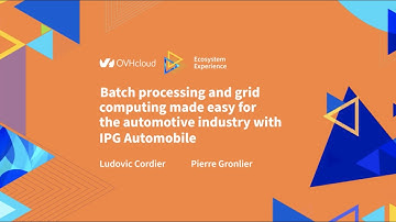 Batch processing and grid computing made easy for the automotive industry with IPG Automobile