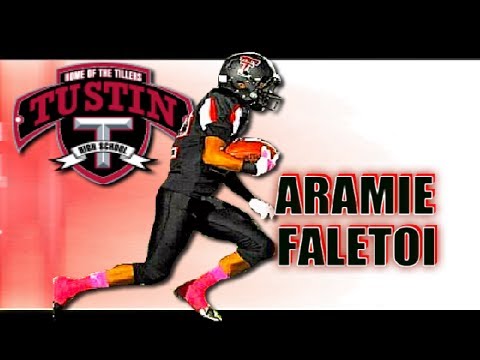 Aramie Faletoi - Tustin High (CA) Class of 2015 - Junior Year Highlights