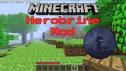 HEROBRINE Spotted in Minecraft PE 1.21+ 😨 | Creepy Mod Showcase