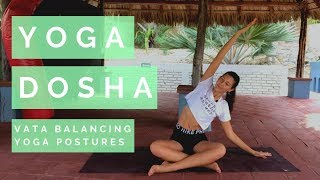Yoga Dosha (20 mins!) Vata Balancing Ayurvedic Yoga Poses | Clareminded screenshot 3