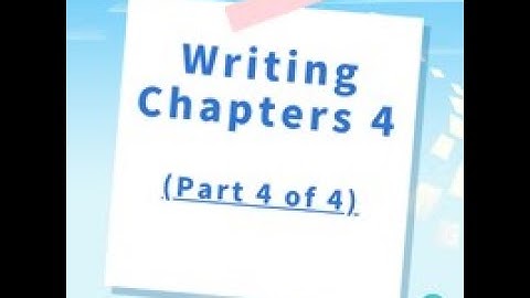 How To Write Chapter 4 Thesis Dissertation Quantitative (Part 4 of 4)