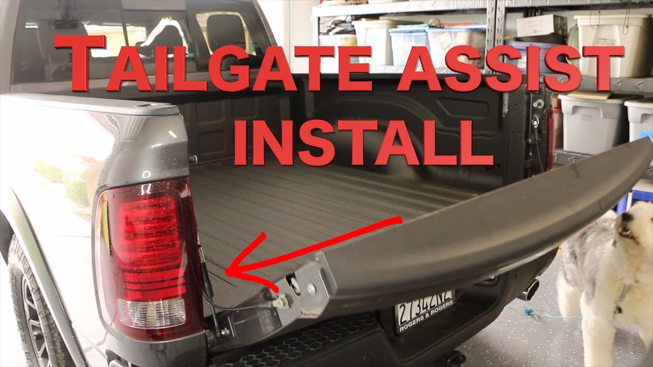Dee Zee DZ43301 Truck Tailgate Assist Install on 2017 Dodge Ram Truck