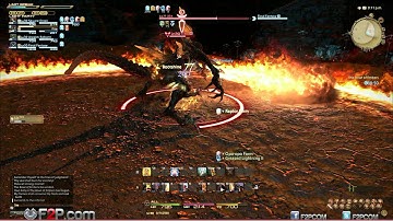 Final Fantasy XIV: A Realm Reborn Boss battles - Ifrit Gameplay footage (1080p)