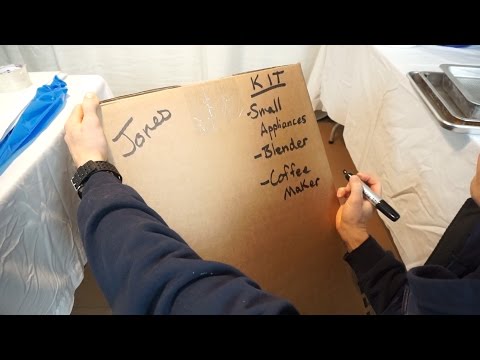 Packing - How to Tape and Label Boxes Properly