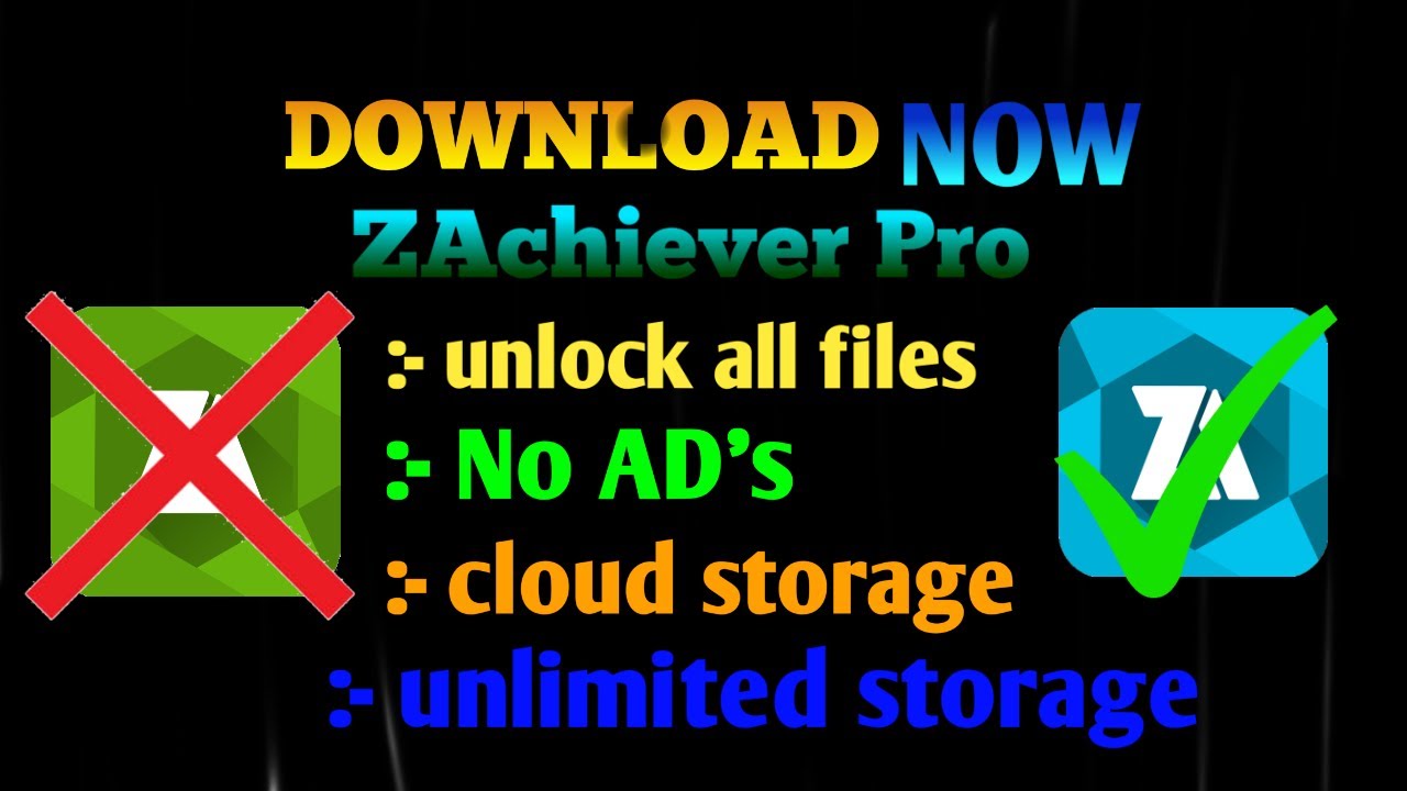 Download ZArchiver Pro One Click Mod Apk YouTube
