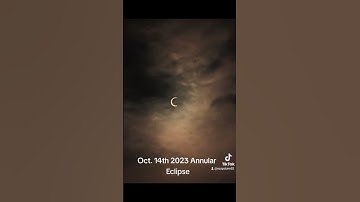 The Oct. 14th 2023  Annular solar eclipse from Taylorsville, UT