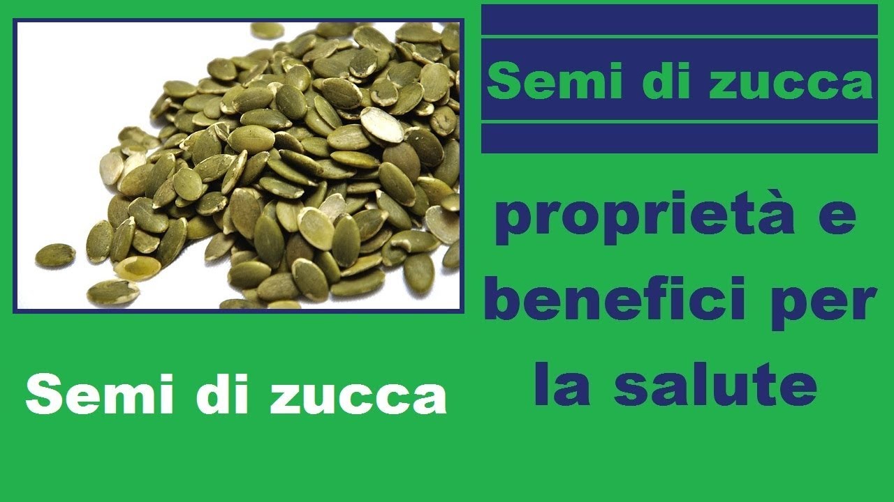 prostata ed semi su zucca video
