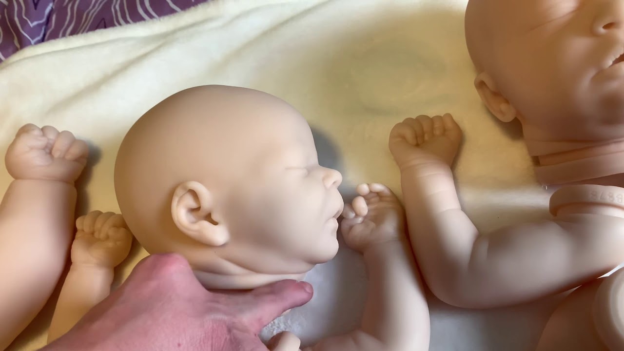 Reborn Doll Kits;  Realborn 3 Month Joseph Asleep, Realborn Darren Asleep, And Realborn Skya Asleep
