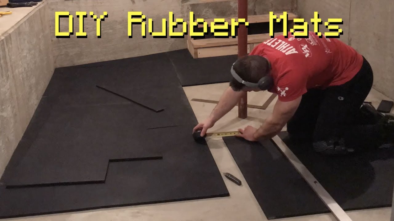 Best Way To Install Rubber Gym Flooring, How To Install Rubber Flooring In Basement