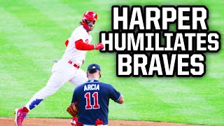 Harper stares at Arcia after homering twice, a breakdown