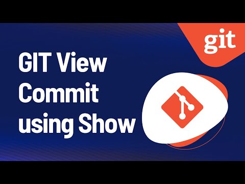 GIT View Commit using Show