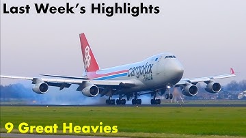 Livestream Schiphol Highlights of last week - A380, A350 & more