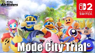 Kirby Air Riders - Mode City Trial Full Gameplay Walkthrough | Nintendo Switch 2 ( All Stadium )