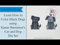 Copic Coloring Tutorial - Creating Black Dogs!