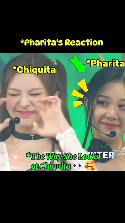 Pharita's gaze is like a proud gaze at her younger sibling. 😅🫶#chiquita #pharita #fypシ゚viral #shorts