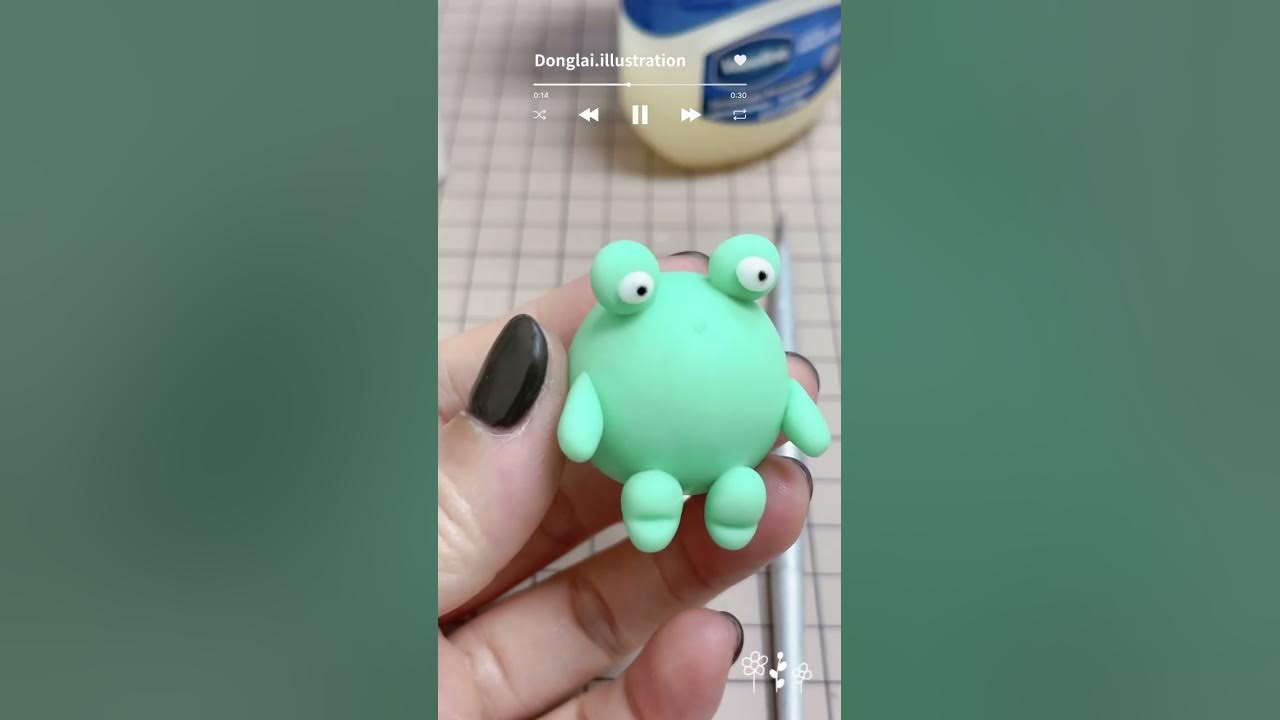 Sculpting with Air Dry Clay: Cartoon Frog 