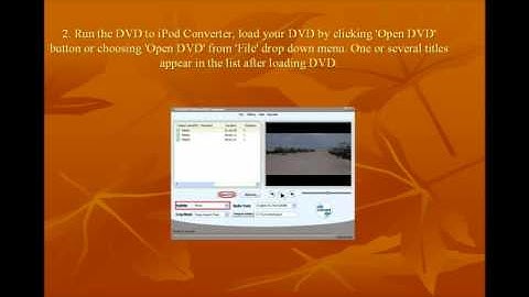 How to rip DVD movie to iPod Touch and transfer DVD to iPod Touch