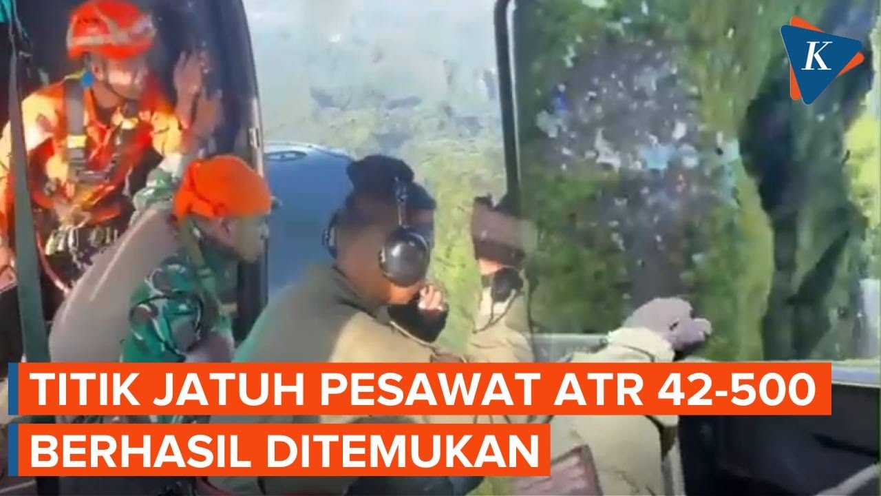 TNI AU Temukan Titik Jatuh Pesawat ATR 42-500