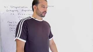 Module 4 Video 5 ( 7.1 Diagonalization of symmetric Matrices)