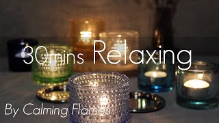 Candles and Quiet Ambient Music 30 minutes for Sleeping / Iittala Kivi Kastehelmi