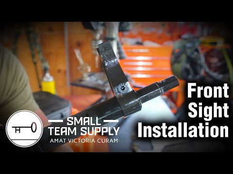 ARPK Front Sight Post Installation | Klein Machining | Small Team Supply